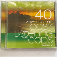 ซีดี Various - 40 Very Best Of Easy Listening Moods Volume 2 (CD) (VG+) (2CDs)