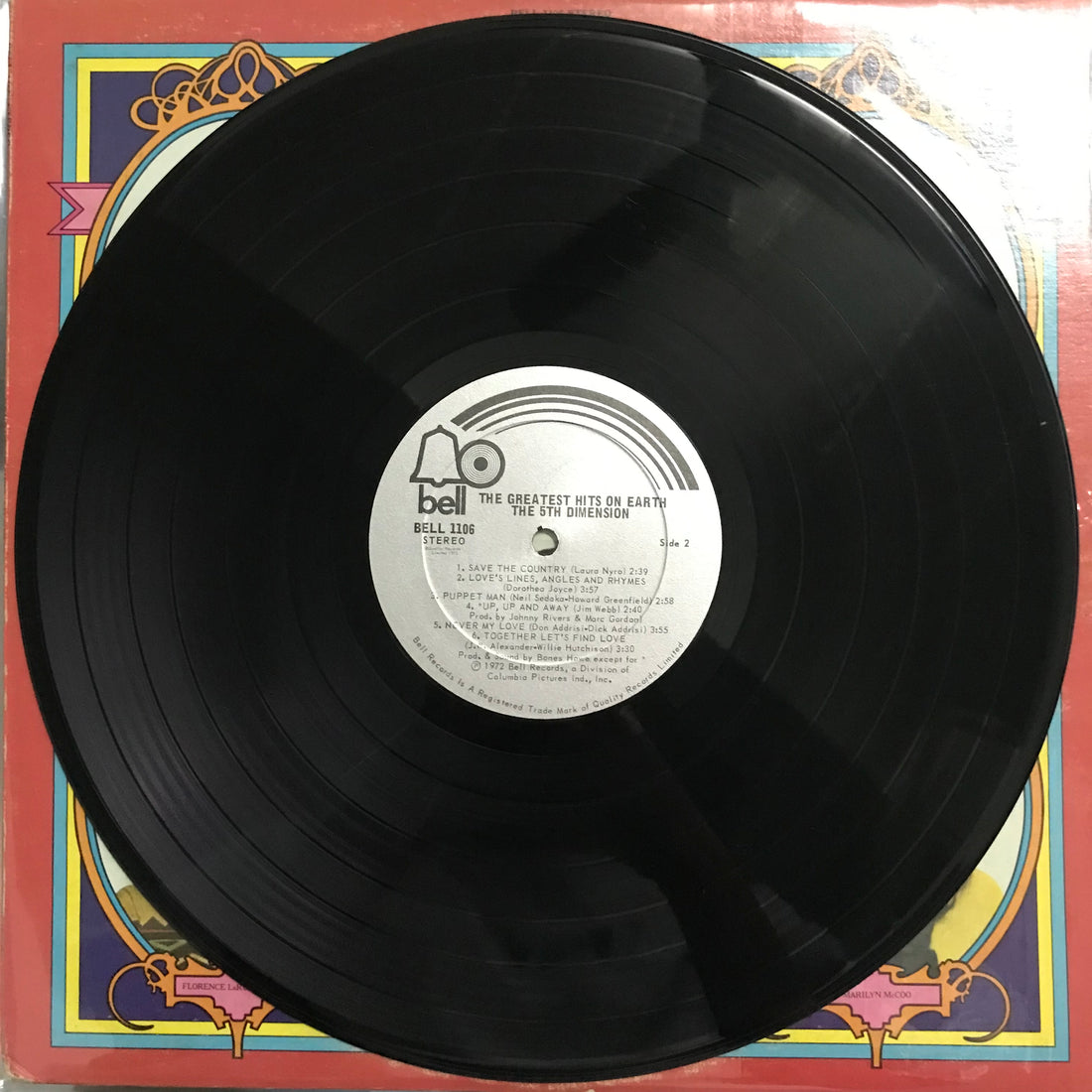 แผ่นเสียง The Fifth Dimension - The Greatest Hits On Earth Vinyl VG+