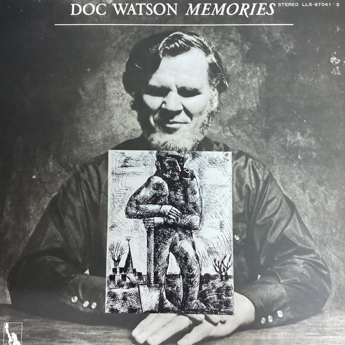 แผ่นเสียง Doc Watson - Memories Vinyl VG+ 2LPs