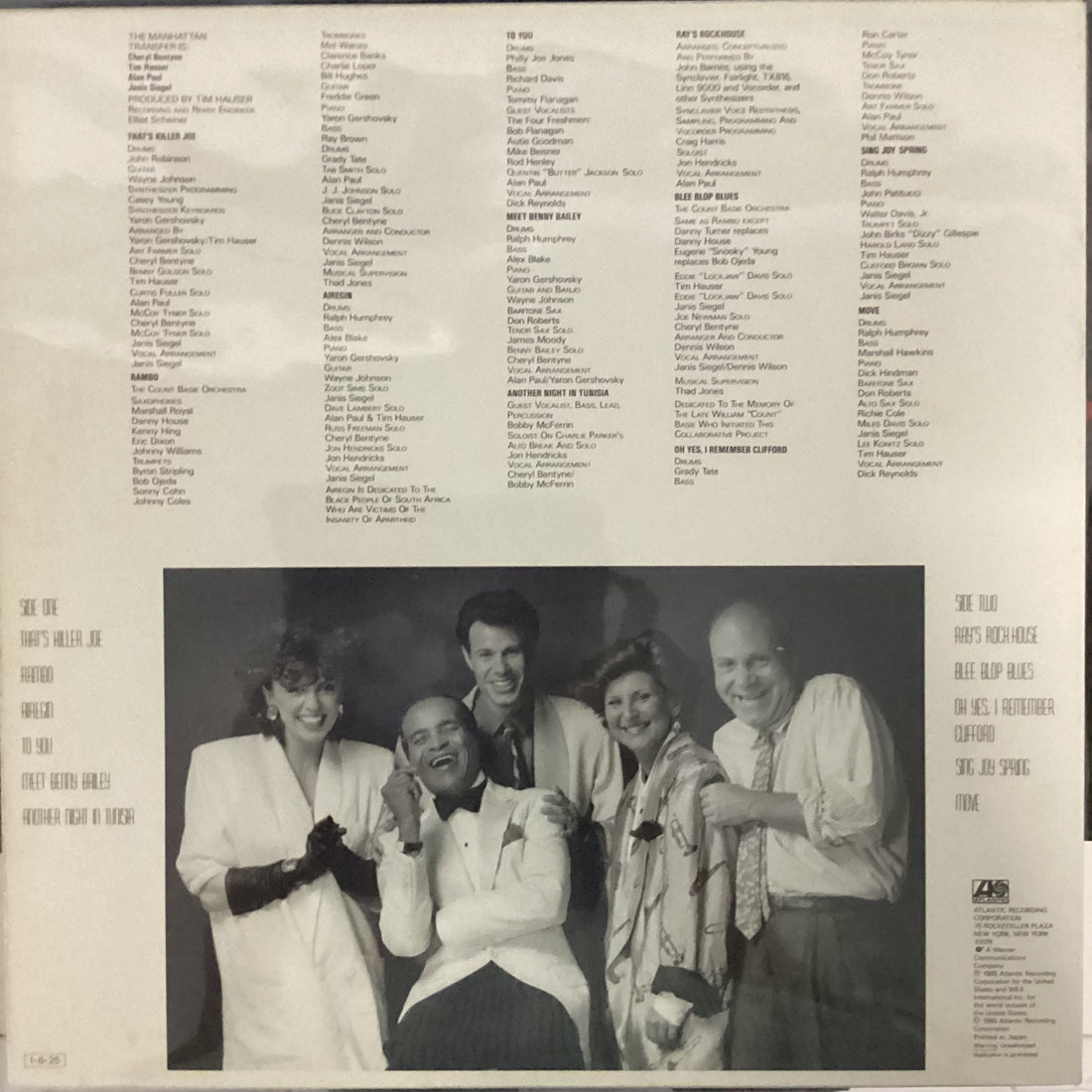 แผ่นเสียง The Manhattan Transfer - Vocalese Vinyl VG+