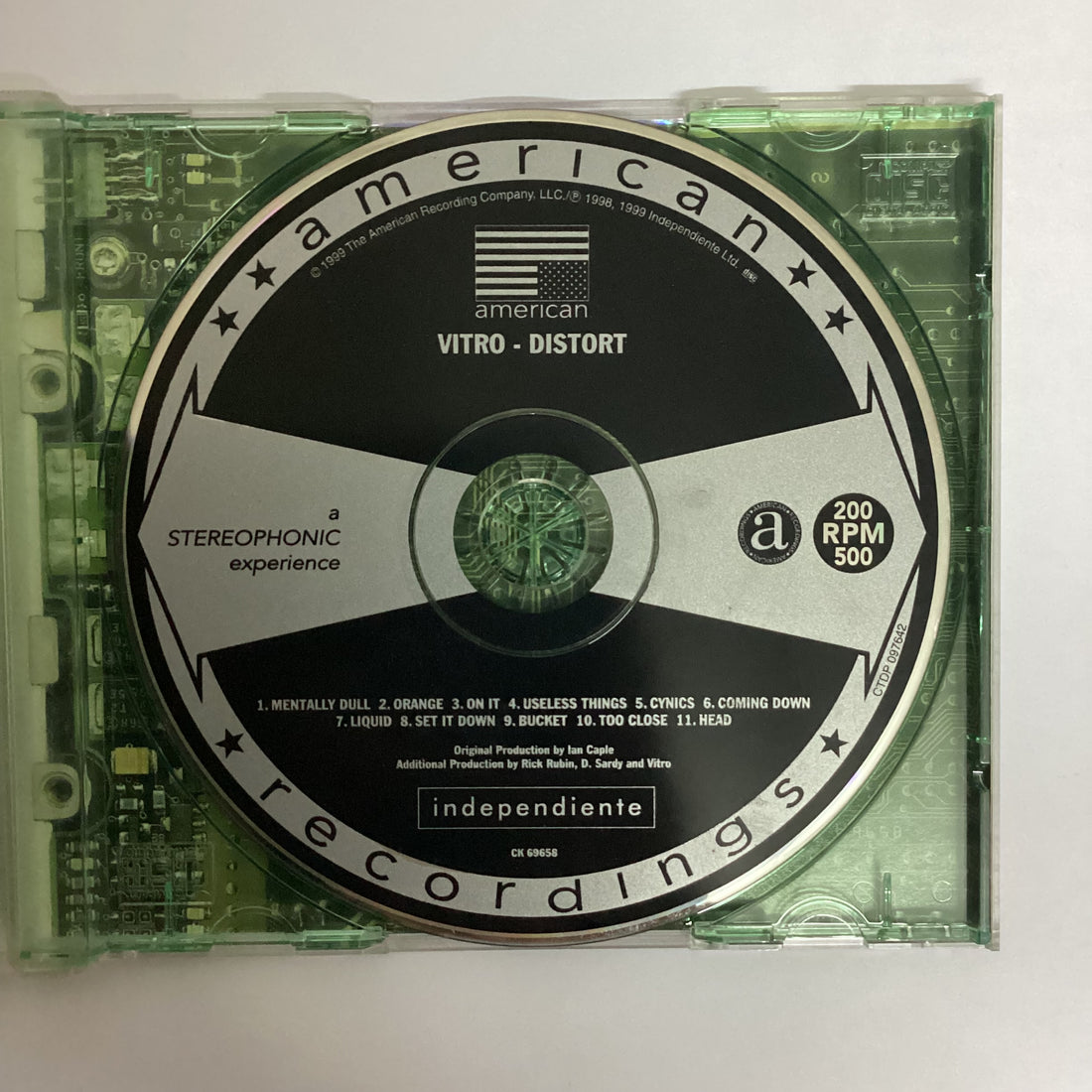 ซีดี Vitro - Distort CD VG+