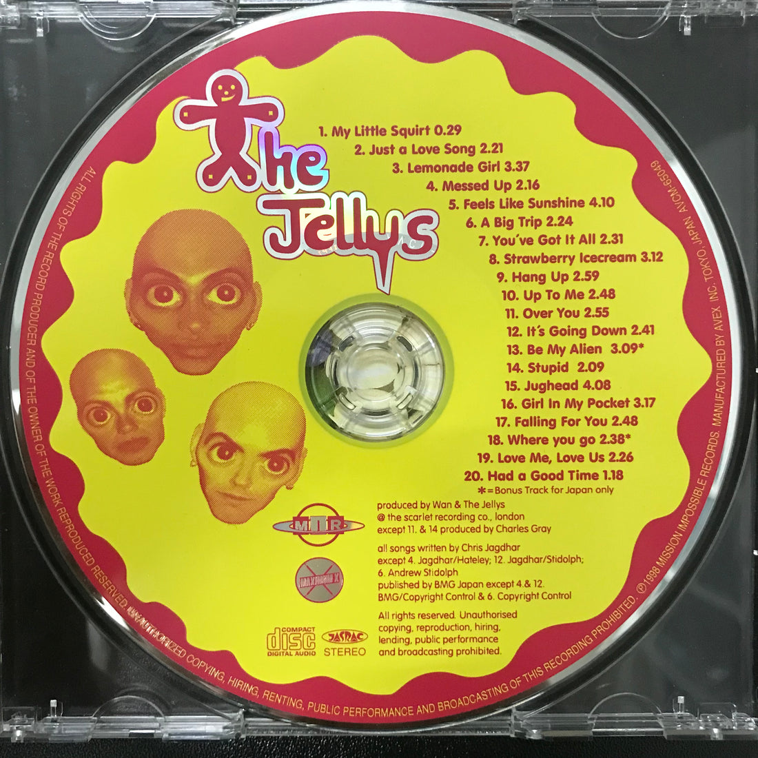 ซีดี The Jellys - Welcome To Our World CD VG+