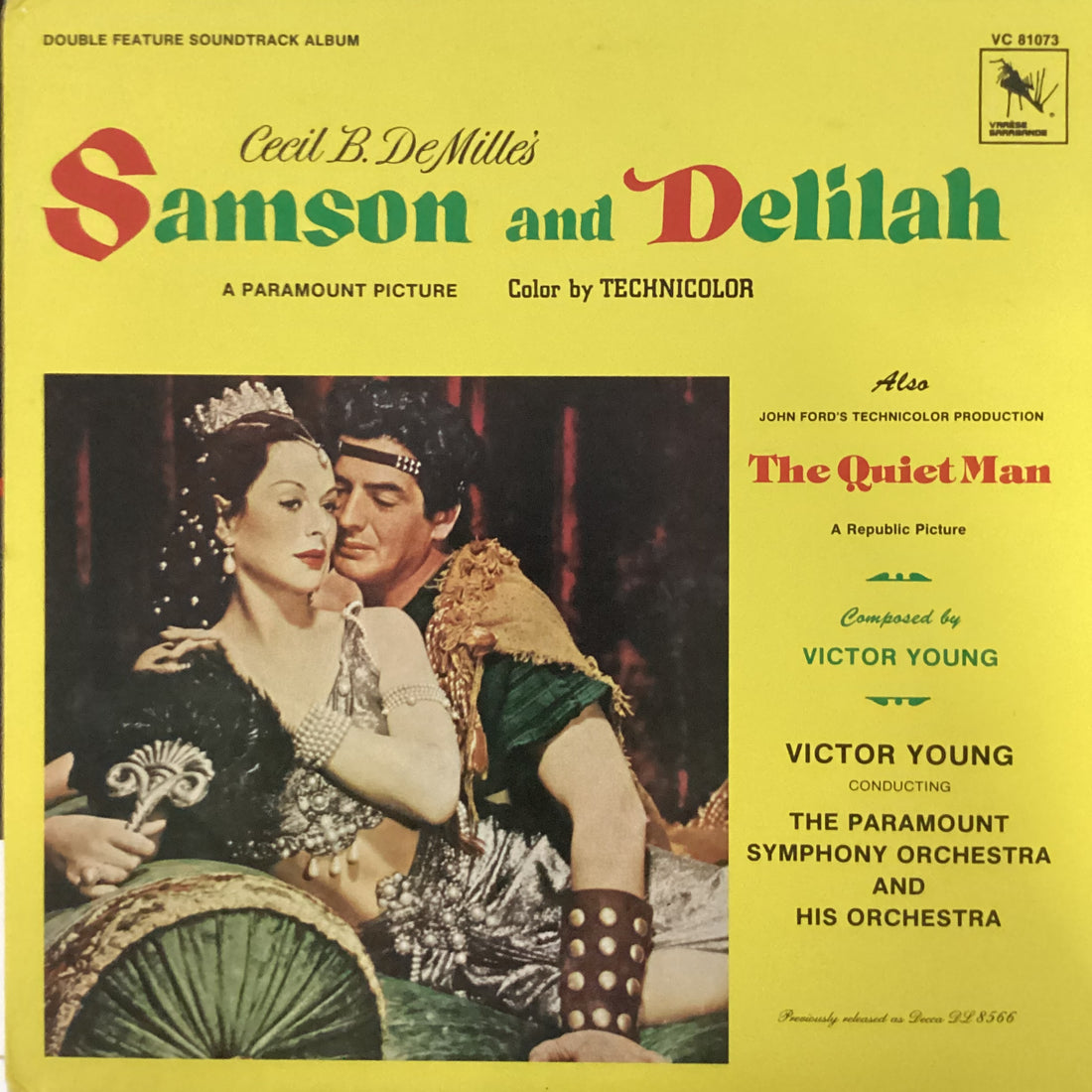แผ่นเสียง Victor Young - Samson And Delilah / The Quiet Man Vinyl VG+