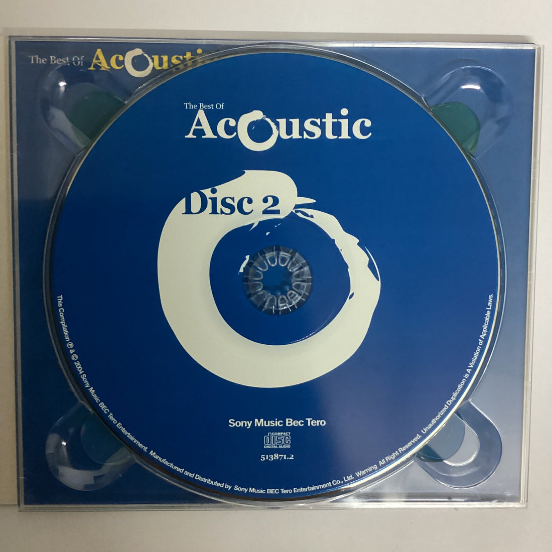 ซีดี Various - The Best Of Acoustic CD VG+ 2CDs