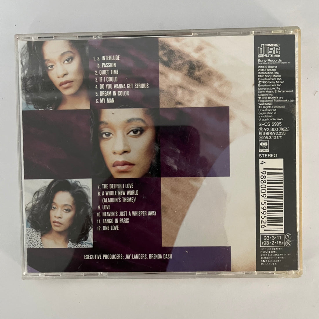 ซีดี Regina Belle - Passion CD NM