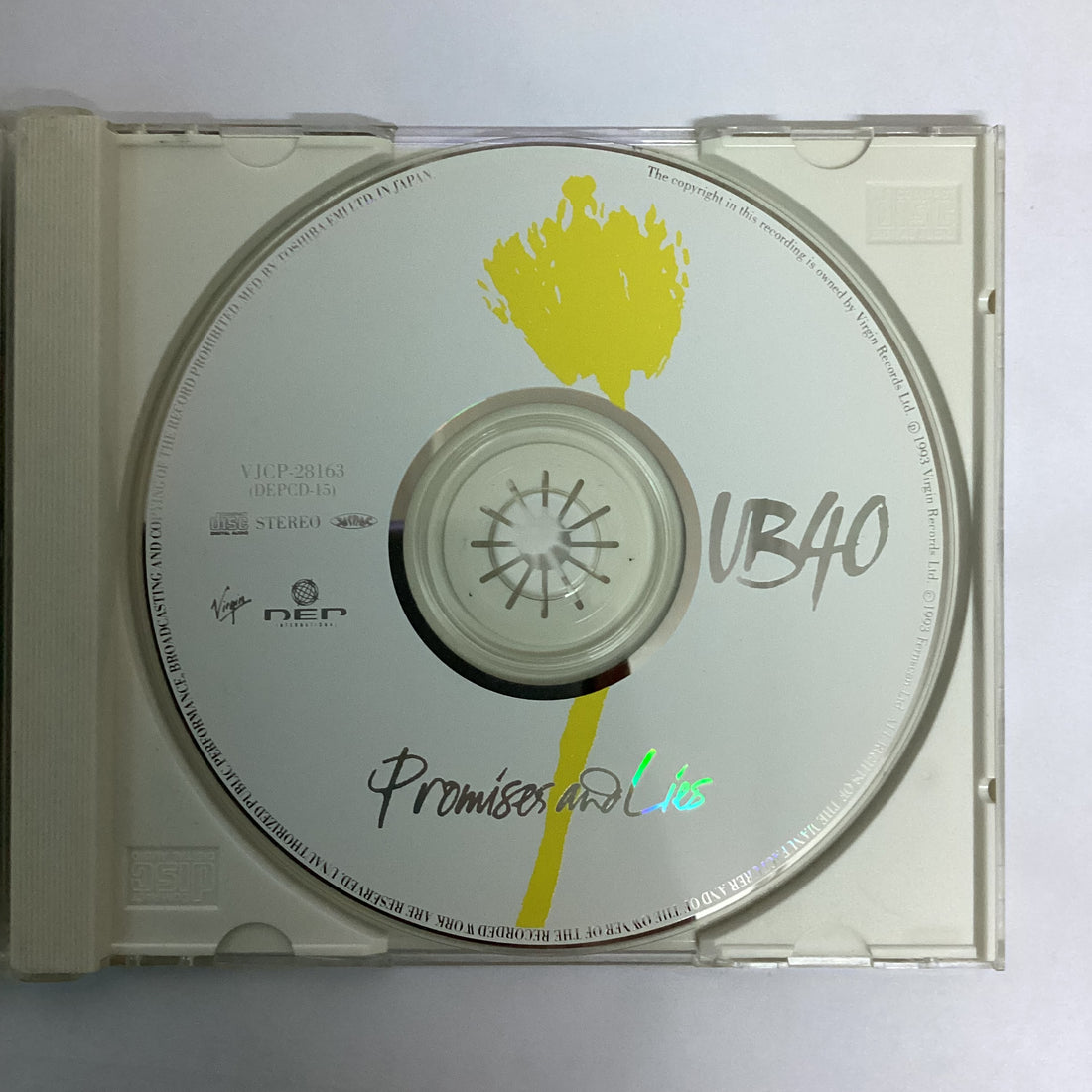 ซีดี UB40 - Promises And Lies CD VG+