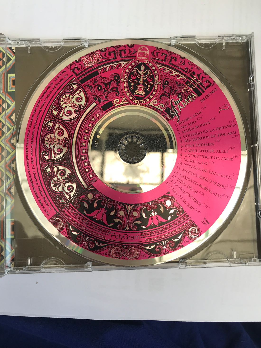 ซีดี Caetano Veloso - Fina Estampa CD VG+