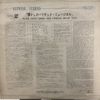 แผ่นเสียง Alice Faye - Alice Faye Sings Her Famous Movie Hits Vinyl VG+