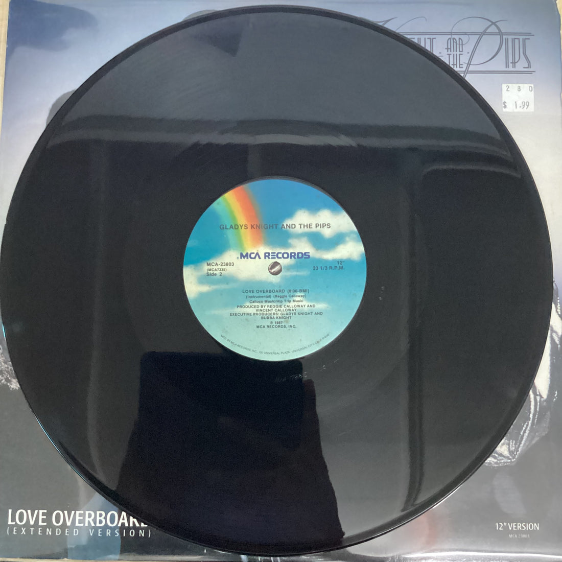 แผ่นเสียง Gladys Knight And The Pips - Love Overboard Vinyl VG+