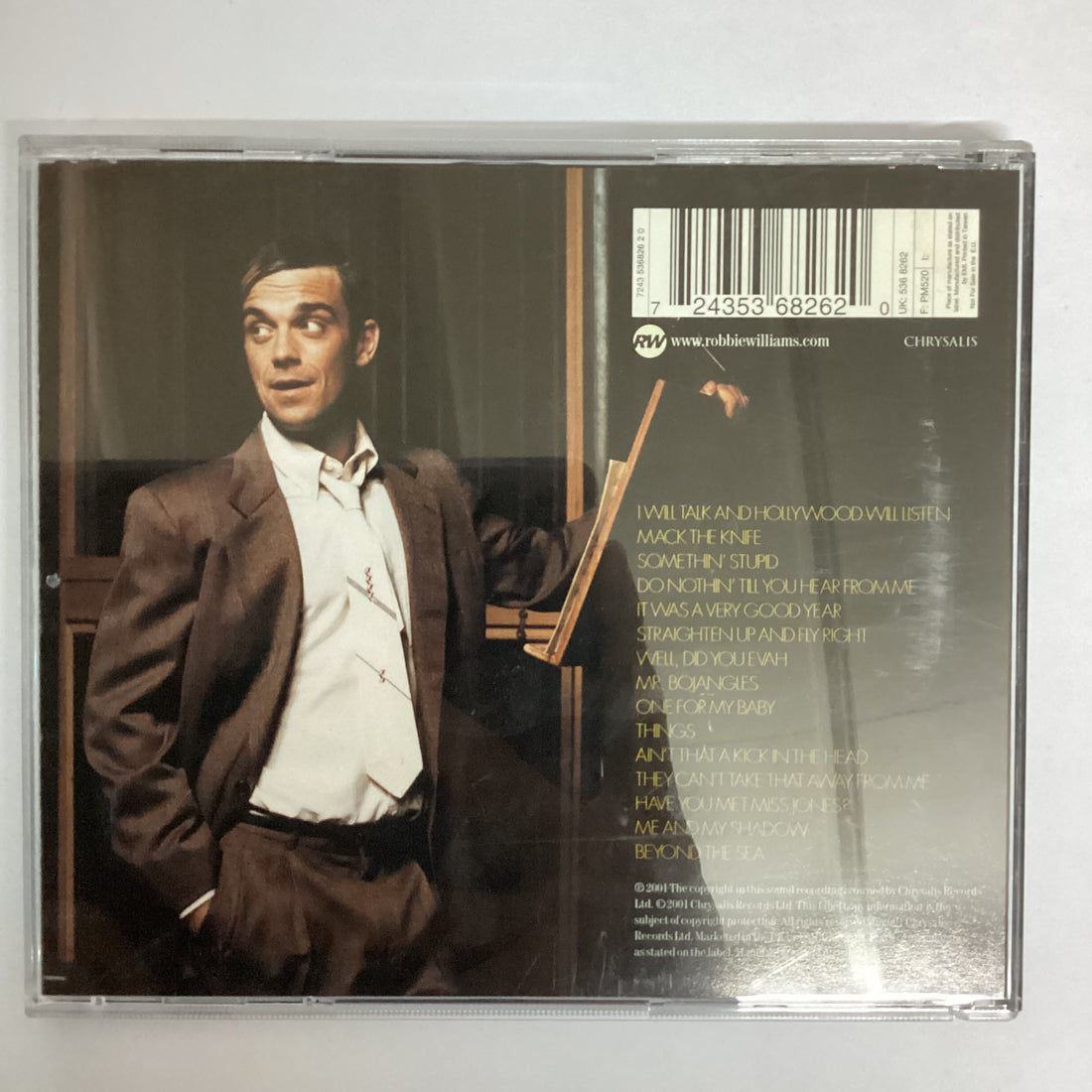 ซีดี Robbie Williams - Swing When You're Winning CD VG+