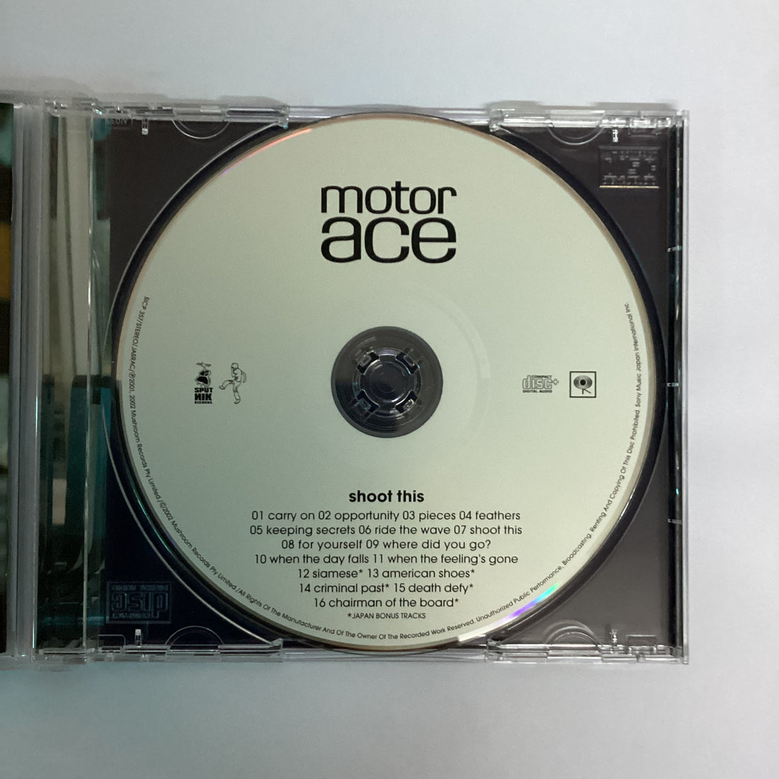 ซีดี Motor Ace - Shoot This CD VG+