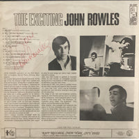 แผ่นเสียง John Rowles - The Exciting John Rowles Vinyl VG