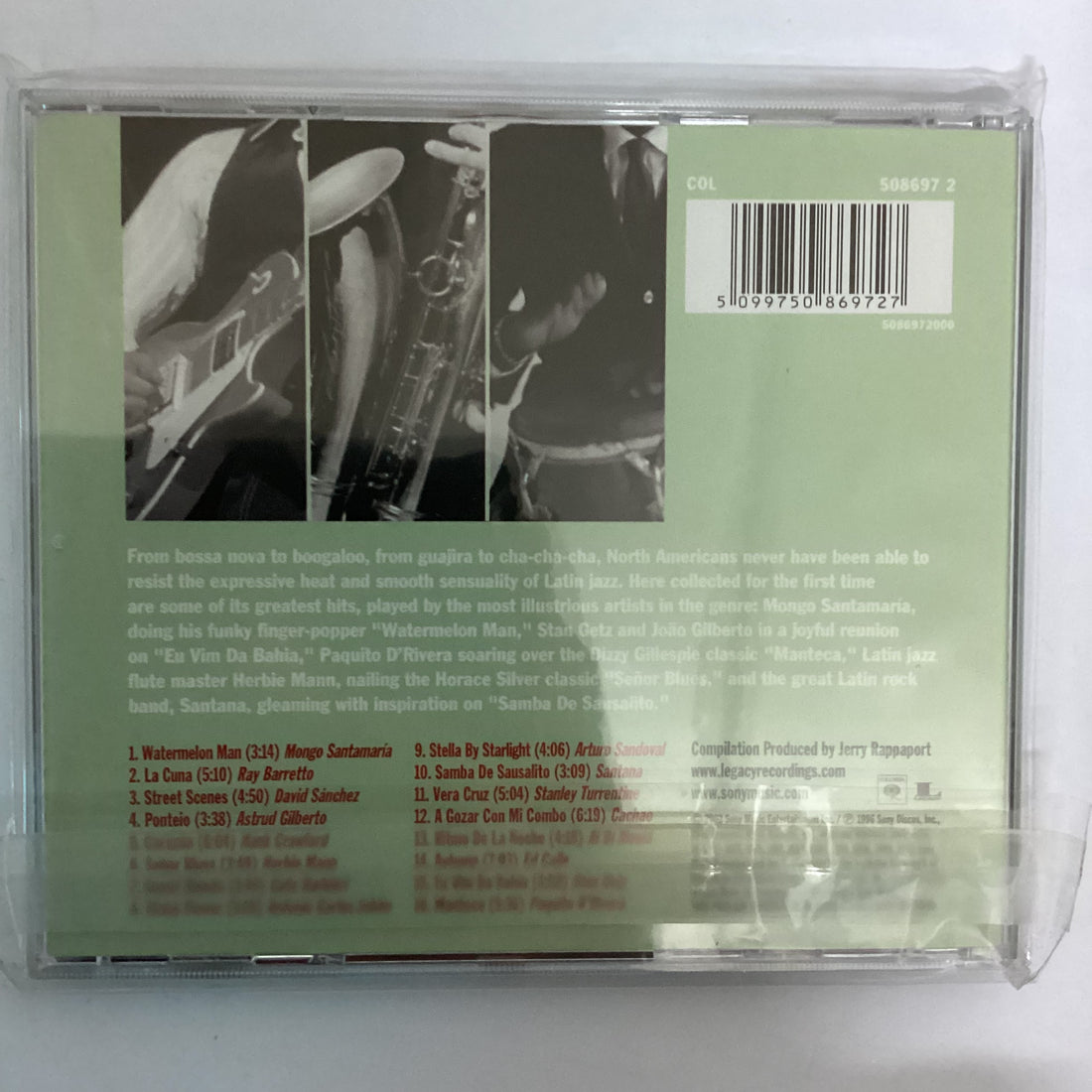 ซีดี Various - Ritmo De La Noche / Rhythm Of The Night - The Very Best Of Latin Jazz CD NM or M-