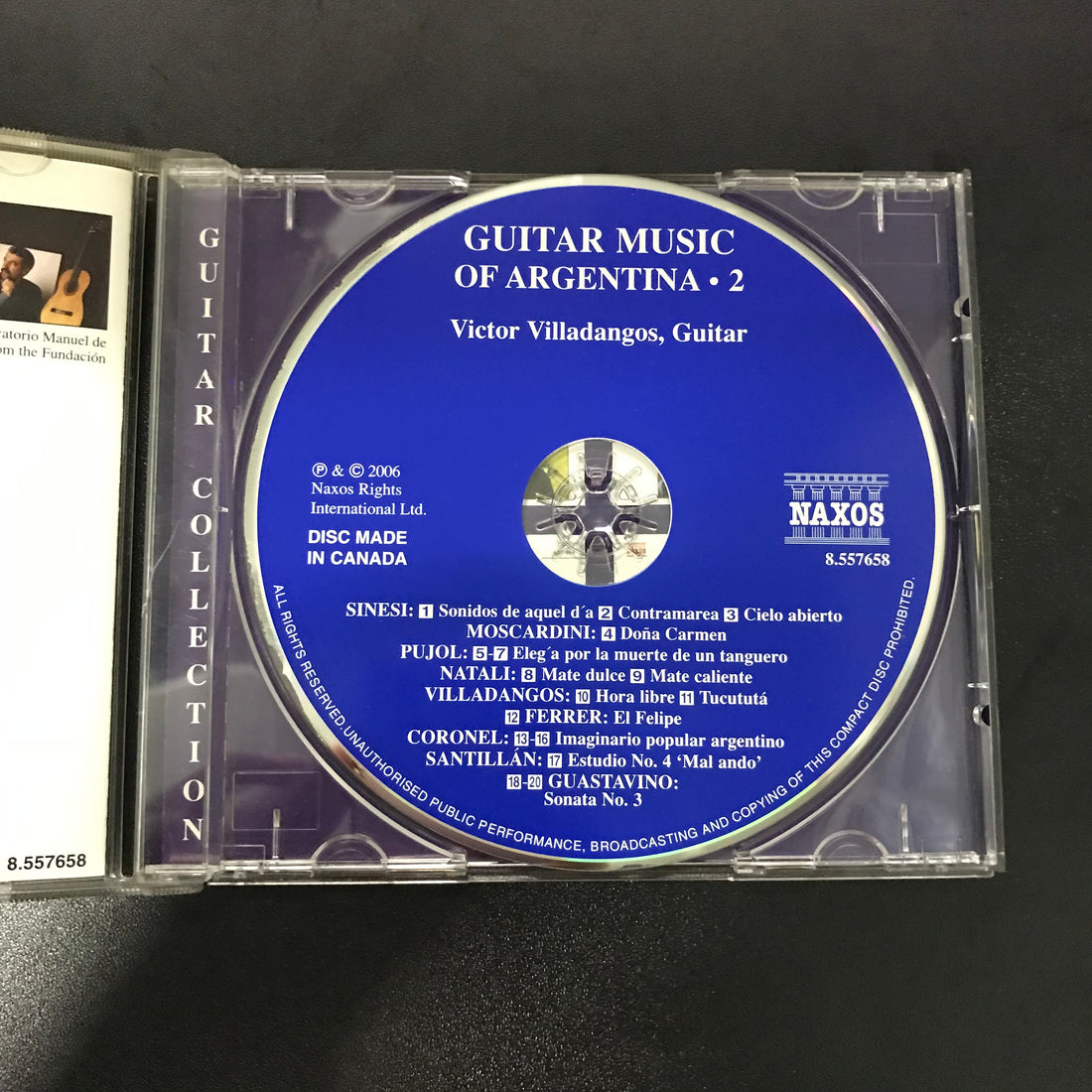 ซีดี Victor Villadangos - Guitar Music Of Argentina 2 CD VG+