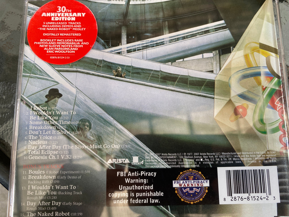 ซีดี The Alan Parsons Project - I Robot CD NM or M-