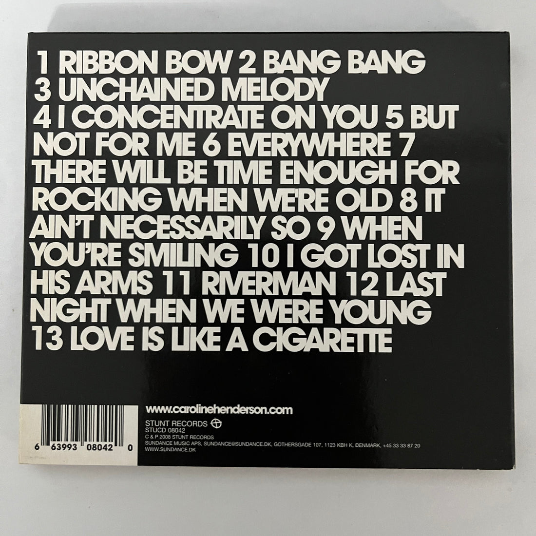 ซีดี Caroline Henderson - No. 8 CD NM