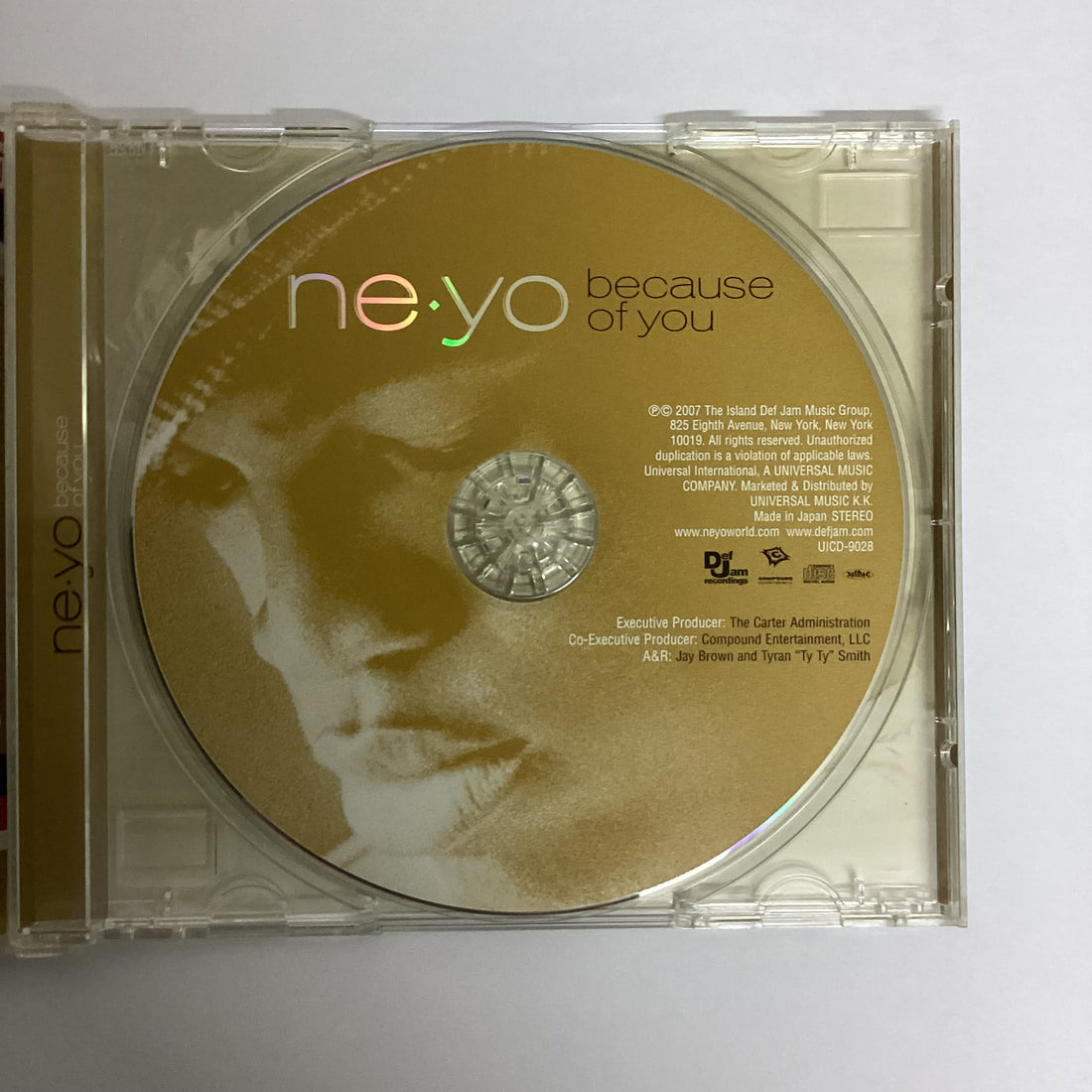 ซีดี Ne-Yo - Because Of You CD VG+