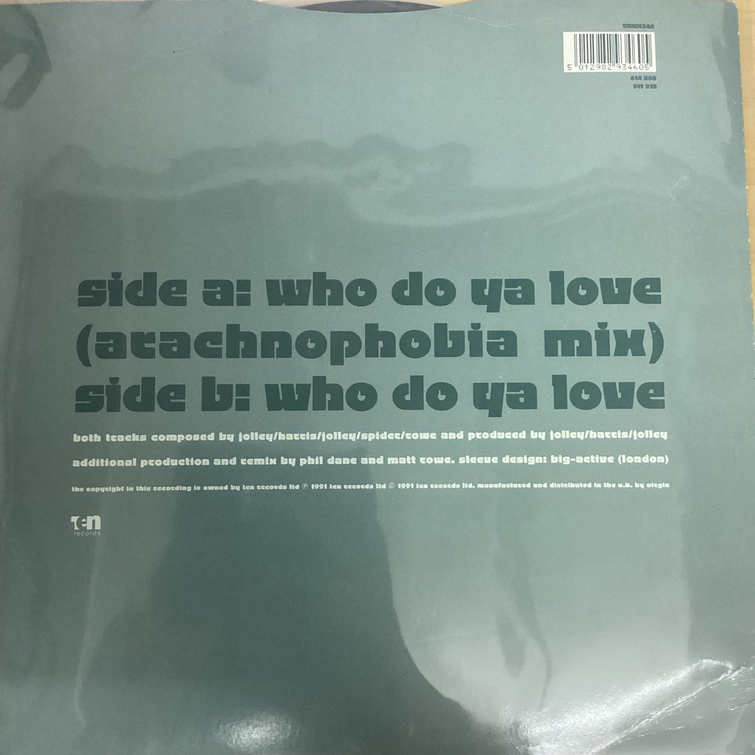 แผ่นเสียง Spider - Who Do Ya Love Vinyl VG