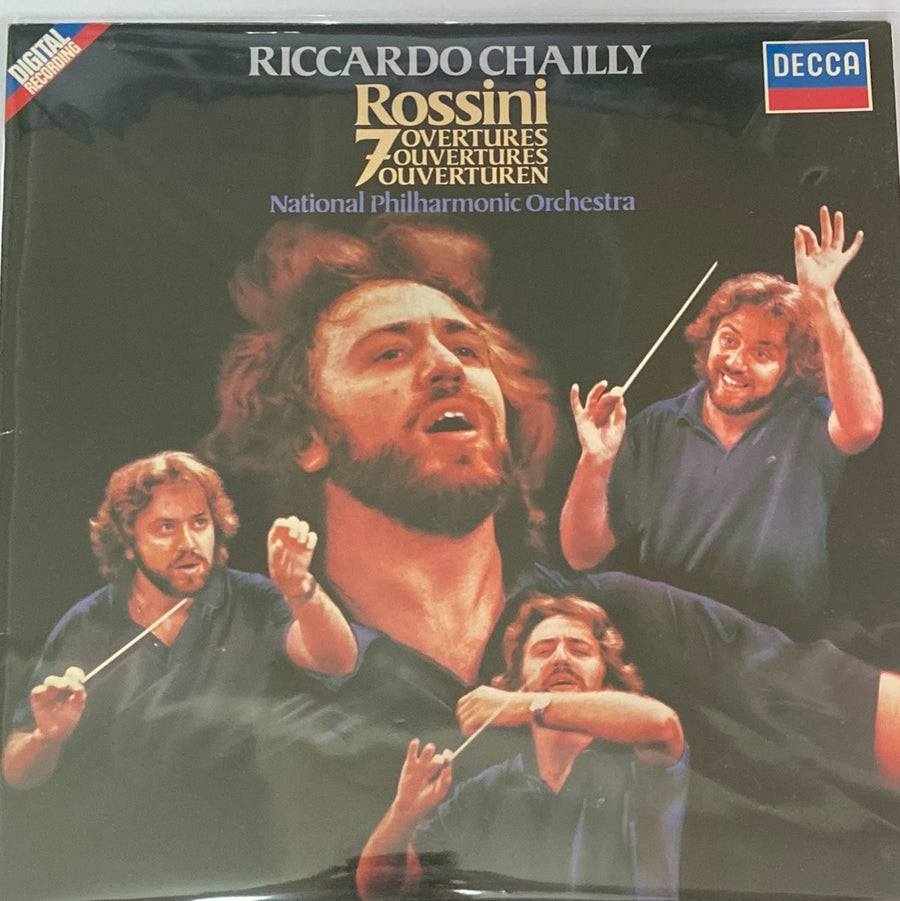 แผ่นเสียง Gioacchino Rossini, National Philharmonic Orchestra, Riccardo Chailly - 7 Overtures (Vinyl) (VG)