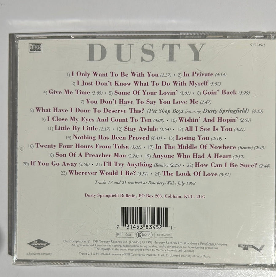 ซีดี Dusty Springfield - Dusty (The Very Best Of Dusty Springfield) (CD) (VG+)