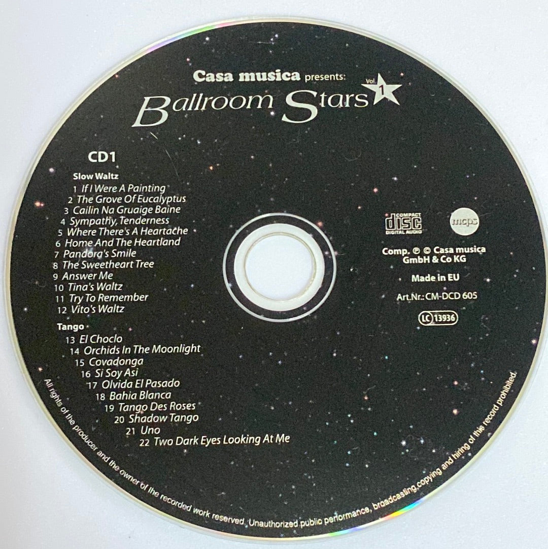 ซีดี Various -Ballroom Stars Vol.1 (CD) (VG+) (2CD)