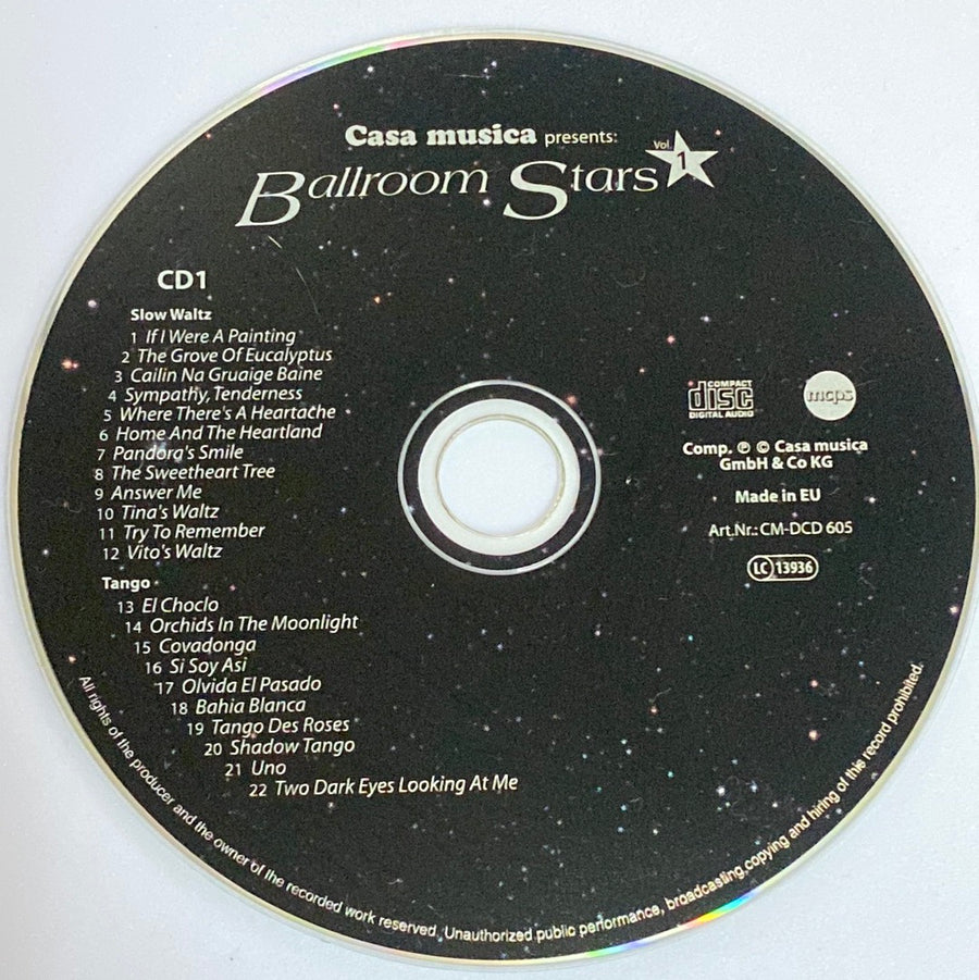 ซีดี Various -Ballroom Stars Vol.1 CD VG+ 2CD