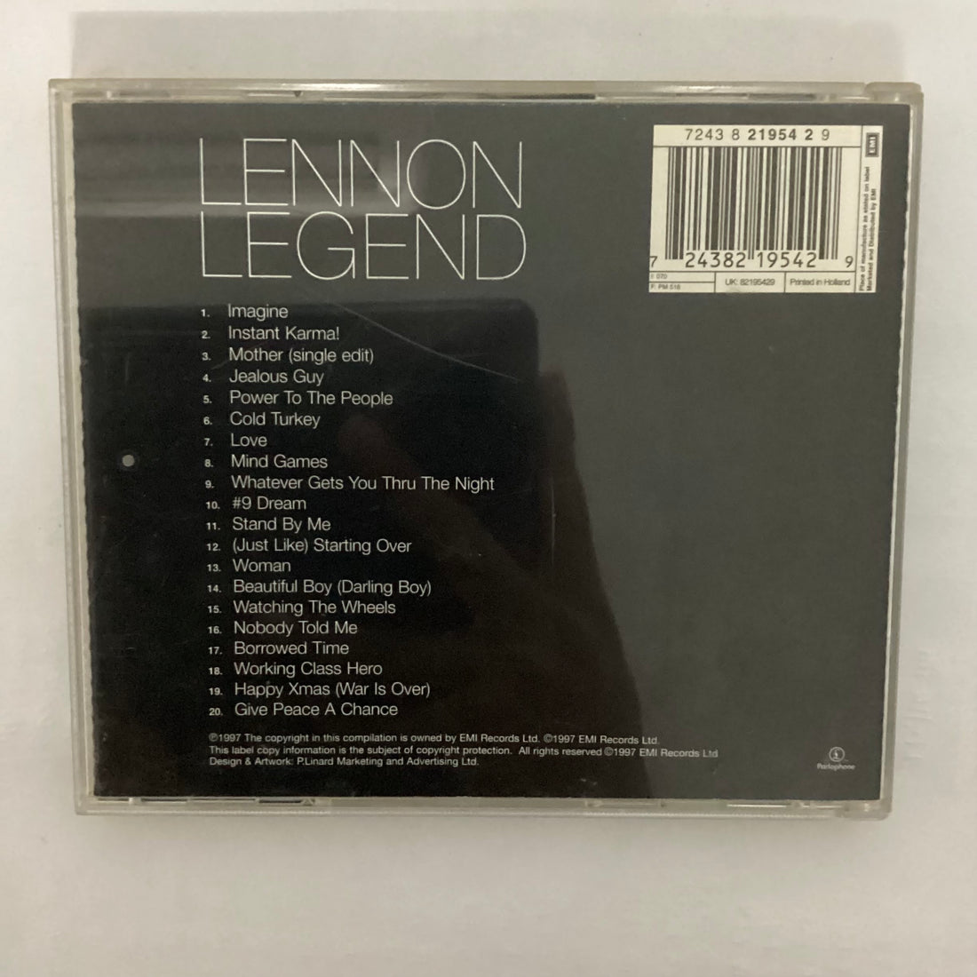 ซีดี John Lennon - Lennon Legend The Very Best Of John Lennon CD VG