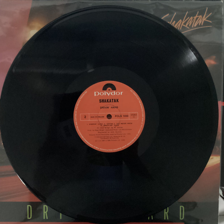 แผ่นเสียง Shakatak - Drivin' Hard Vinyl VG+