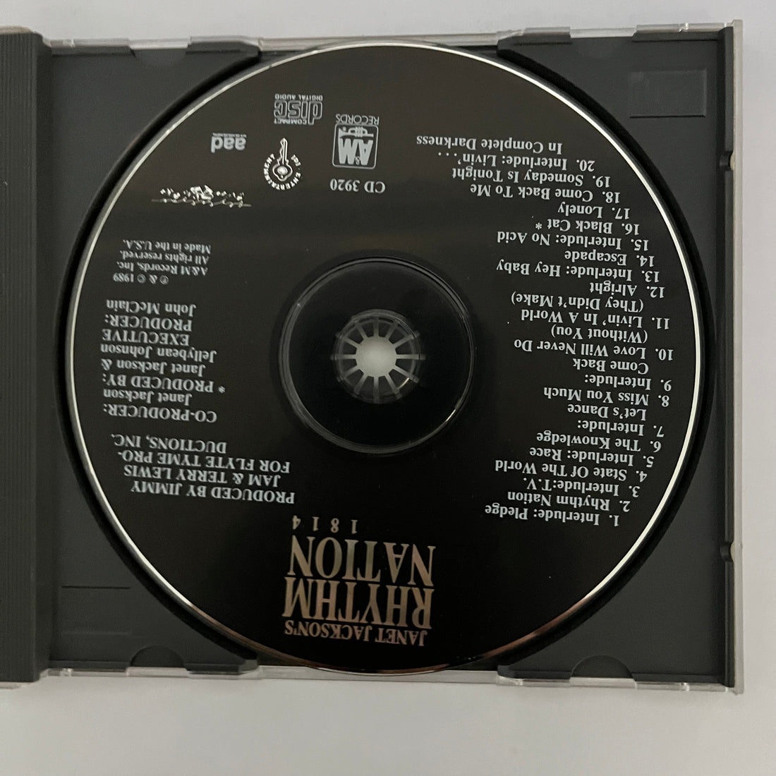 ซีดี Janet Jackson - Rhythm Nation 1814 CD NM