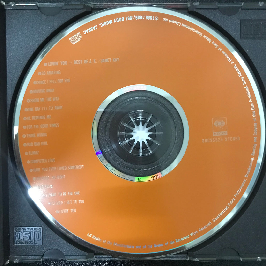 ซีดี Janet Kay - Lovin' You ~ Best Of J.K. CD NM or M-