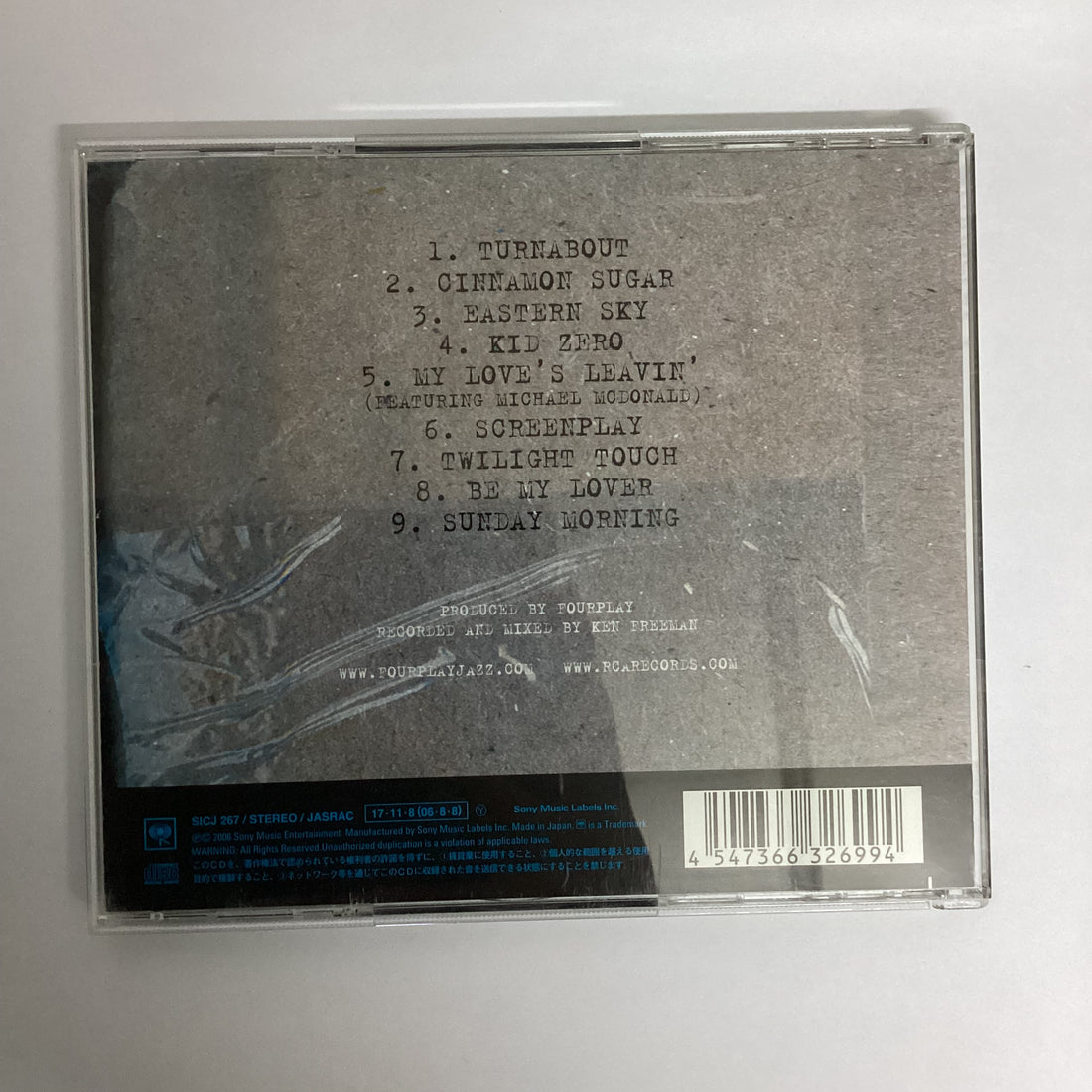 ซีดี Fourplay - X CD VG+