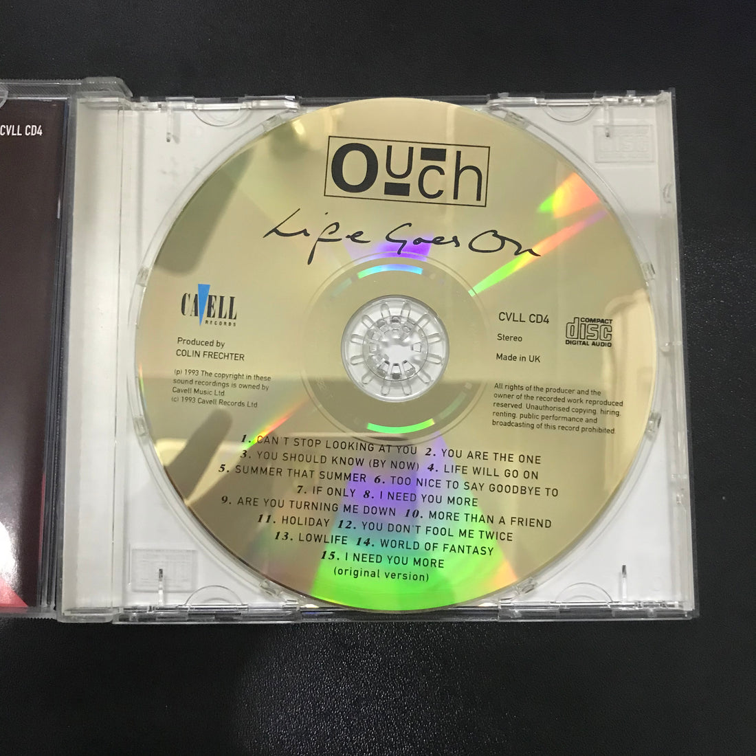 ซีดี Ouch - Life Goes On CD VG+