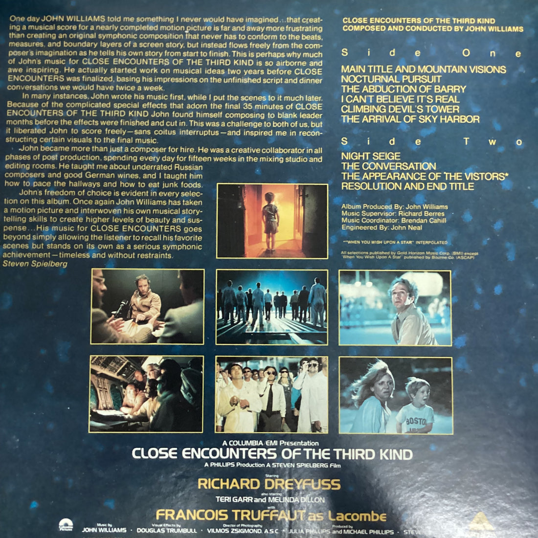 แผ่นเสียง John Williams - Close Encounters Of The Third Kind Original Motion Picture Soundtrack Vinyl VG+