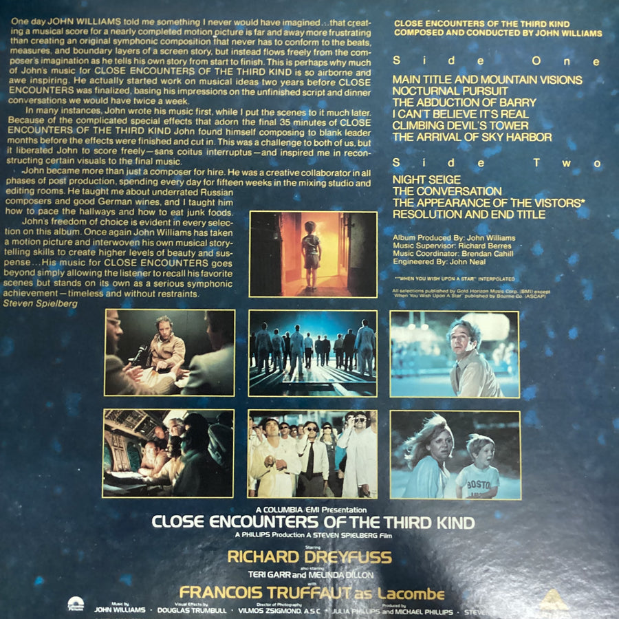 แผ่นเสียง John Williams - Close Encounters Of The Third Kind Original Motion Picture Soundtrack Vinyl VG+