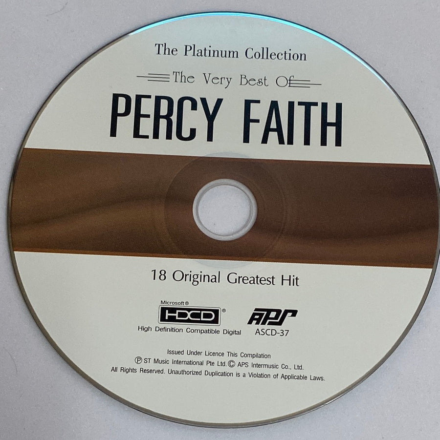 ซีดี Percy Faith - The Platinum Collection Percy Faith 16 Original Greatest Hits (CD) (VG+)