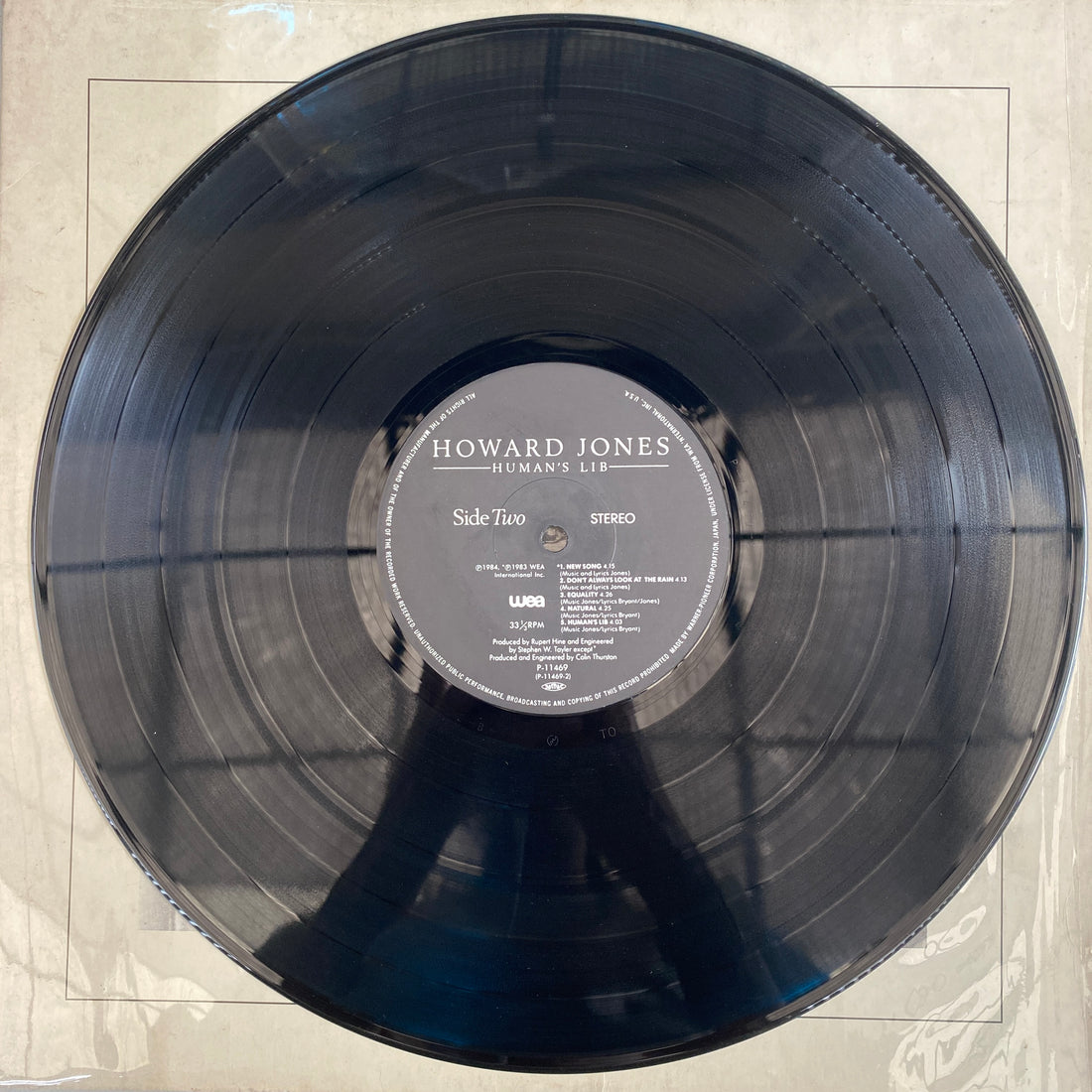 แผ่นเสียง Howard Jones - Human's Lib Vinyl VG+