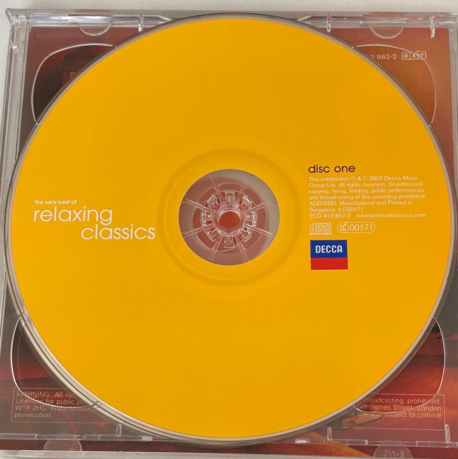 ซีดี Various - The Very Best Of Relaxing Classics (CD) (VG+)