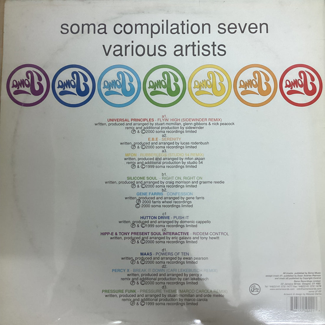 แผ่นเสียง Various - Soma Compilation Seven Vinyl VG+ 2LPs