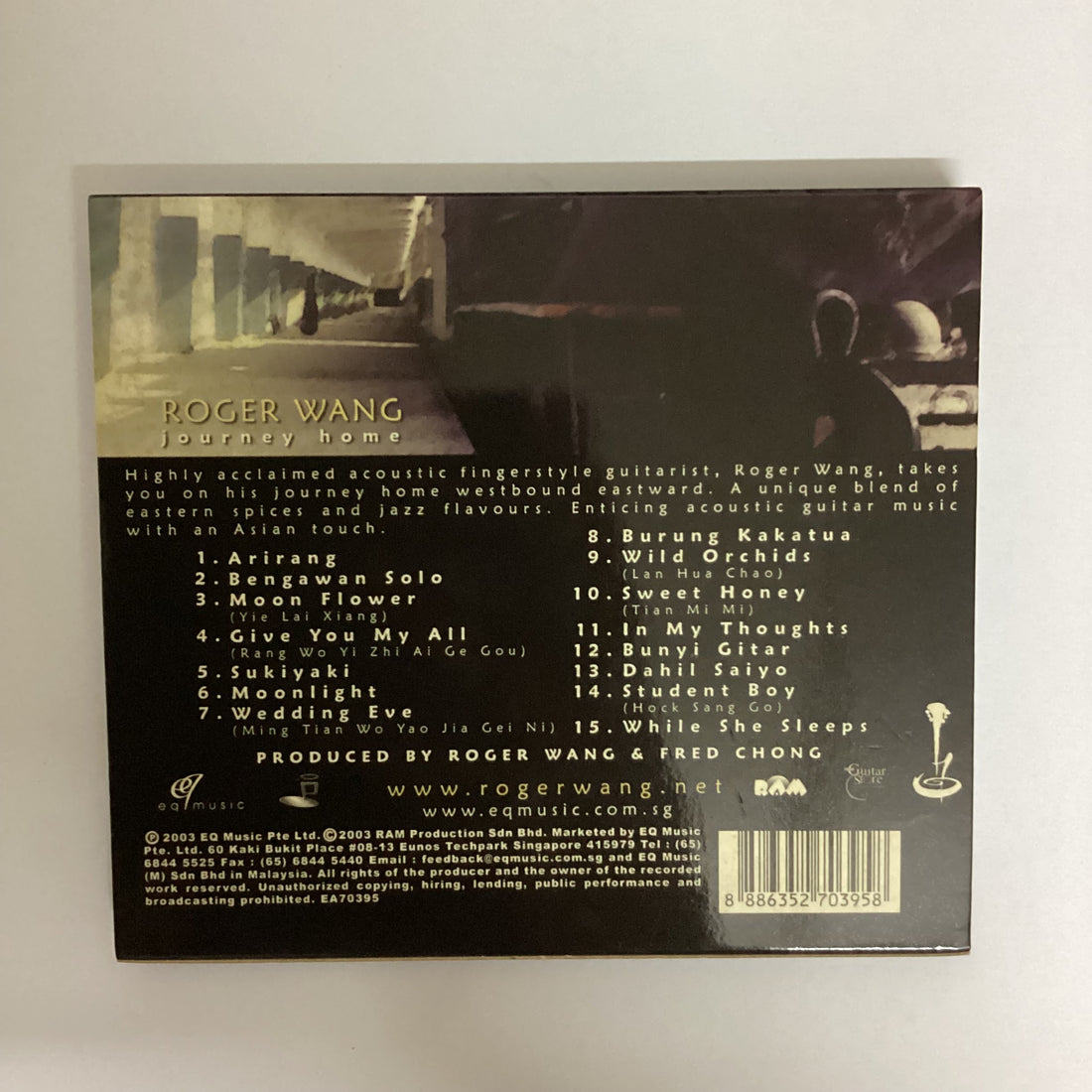 ซีดี Roger Wang - Journey Home CD NM