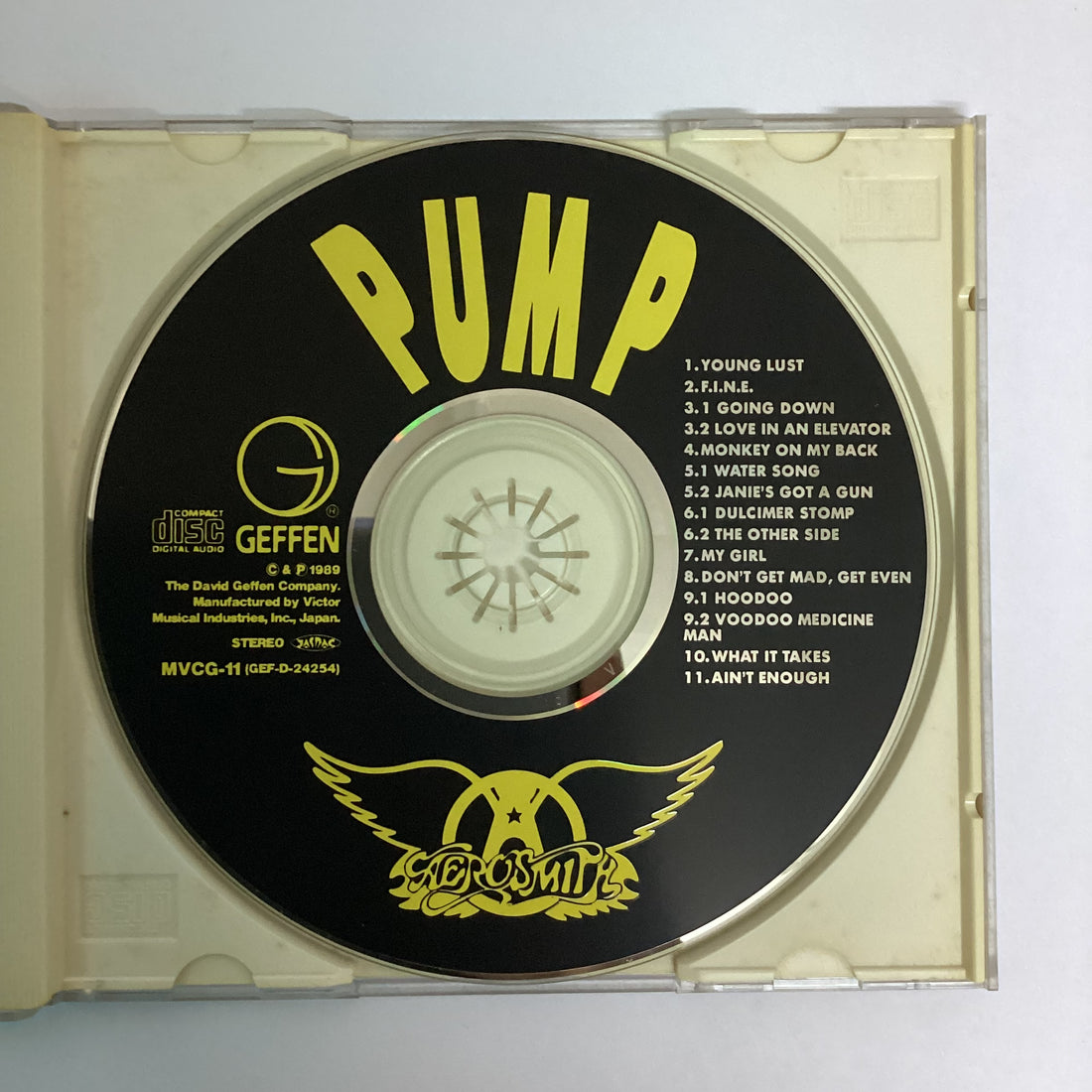 ซีดี Aerosmith - Pump CD VG+