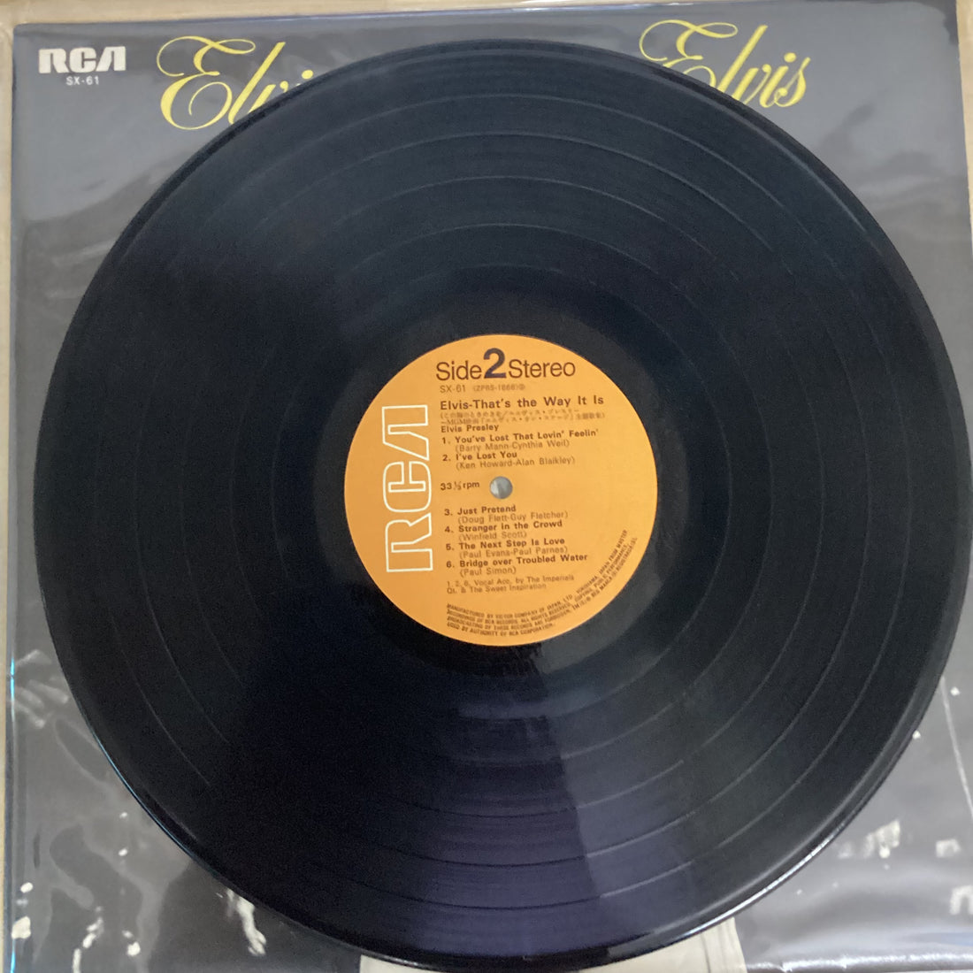 แผ่นเสียง Elvis Presley - That's The Way It Is Vinyl VG