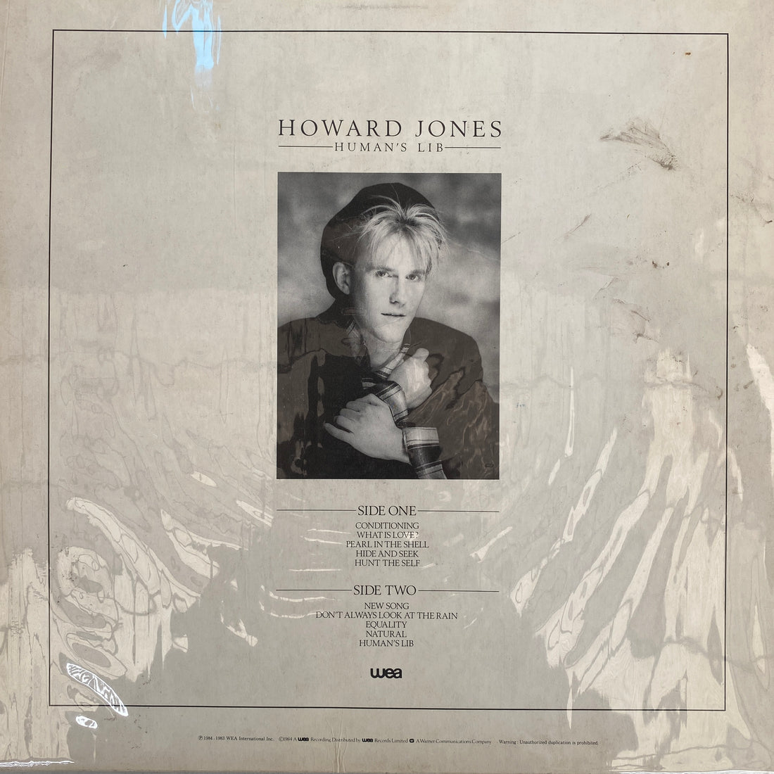 แผ่นเสียง Howard Jones - Human's Lib Vinyl VG+