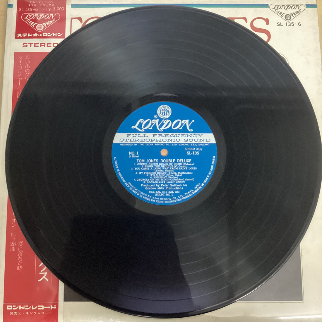 แผ่นเสียง Tom Jones - Double Deluxe Vinyl VG+ 2LPs