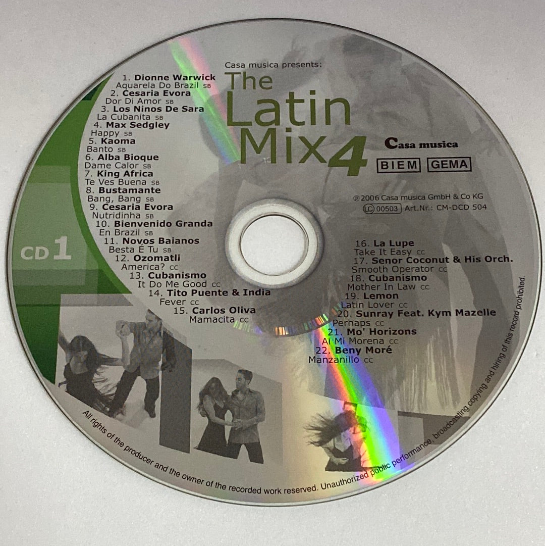 ซีดี Various - The Latin Mix 4 (CD) (VG+) (2CDs)