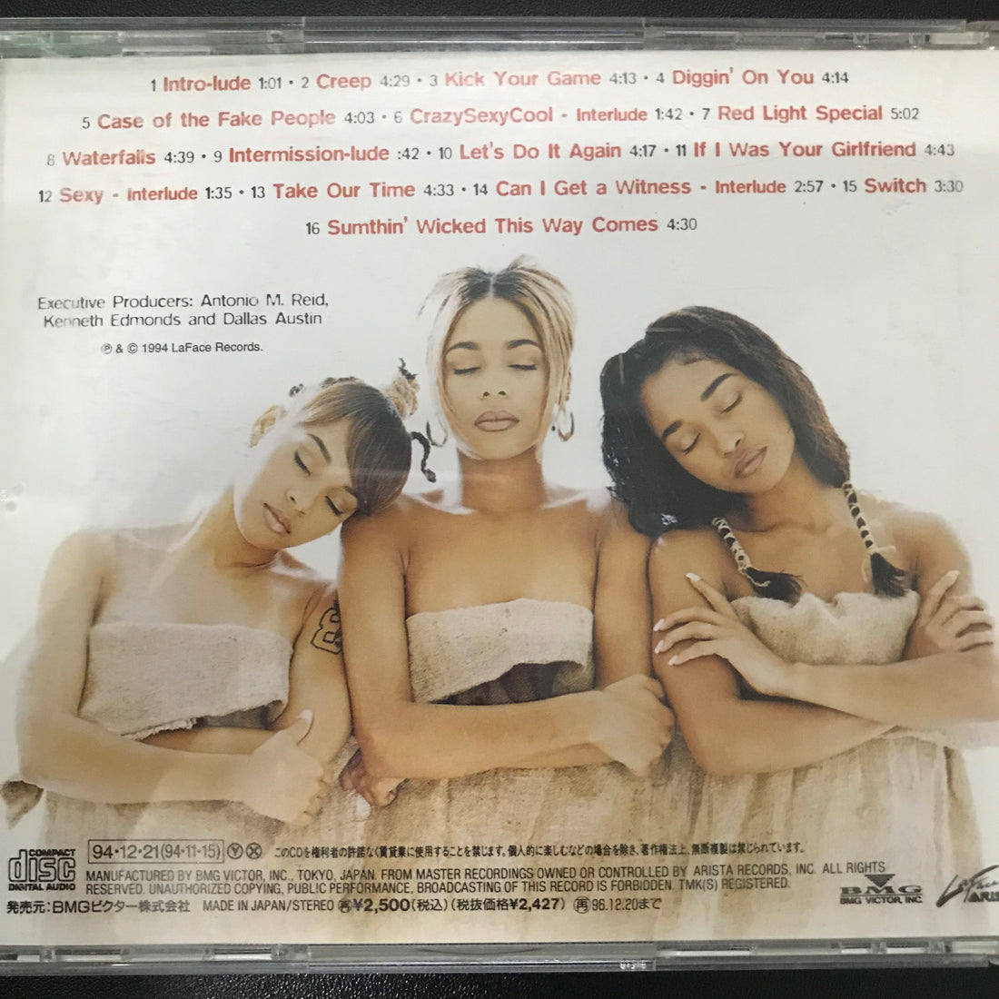 ซีดี TLC - CrazySexyCool CD VG+