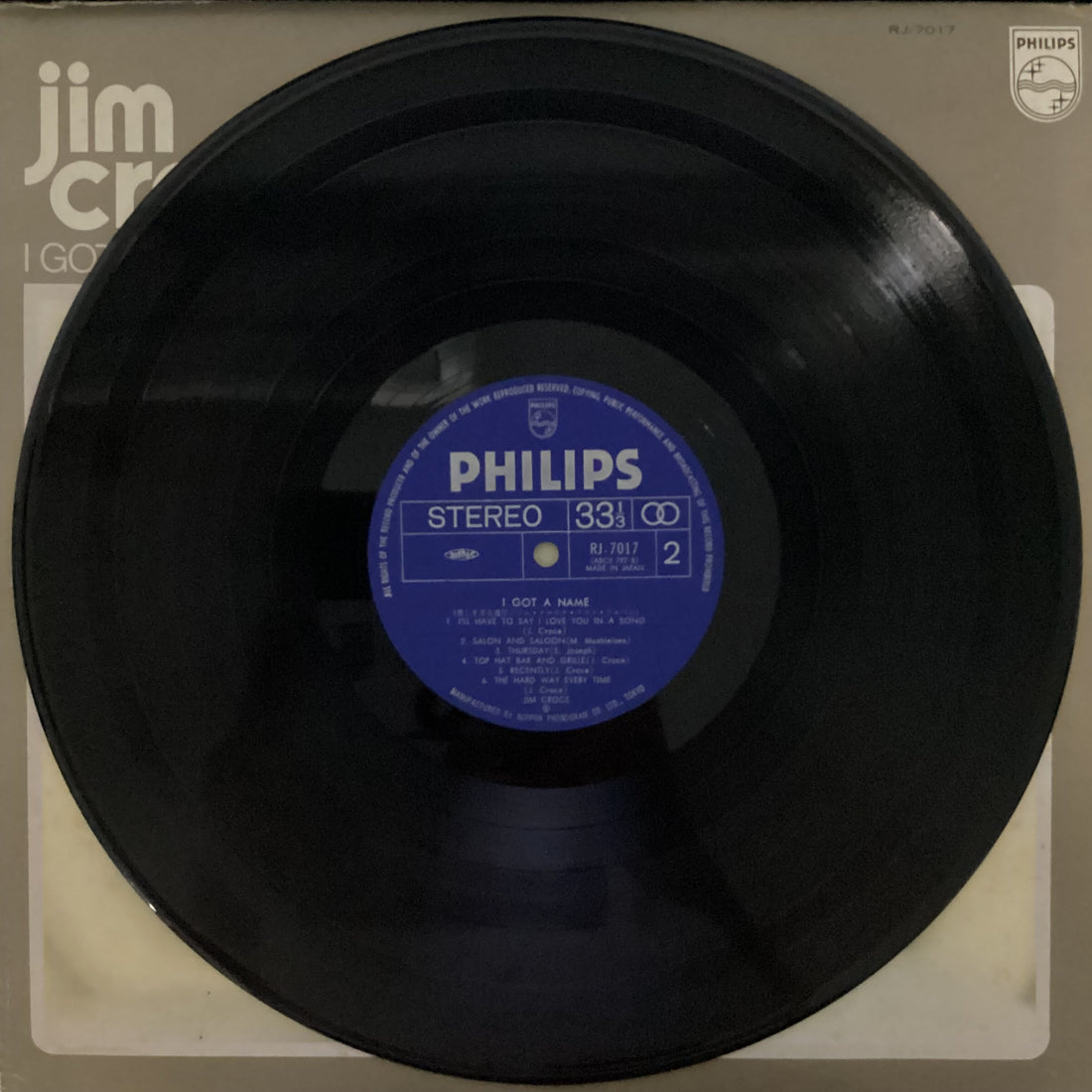 แผ่นเสียง Jim Croce - I Got A Name Vinyl VG+