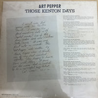 แผ่นเสียง Art Pepper - Those Kenton Days Vinyl VG+
