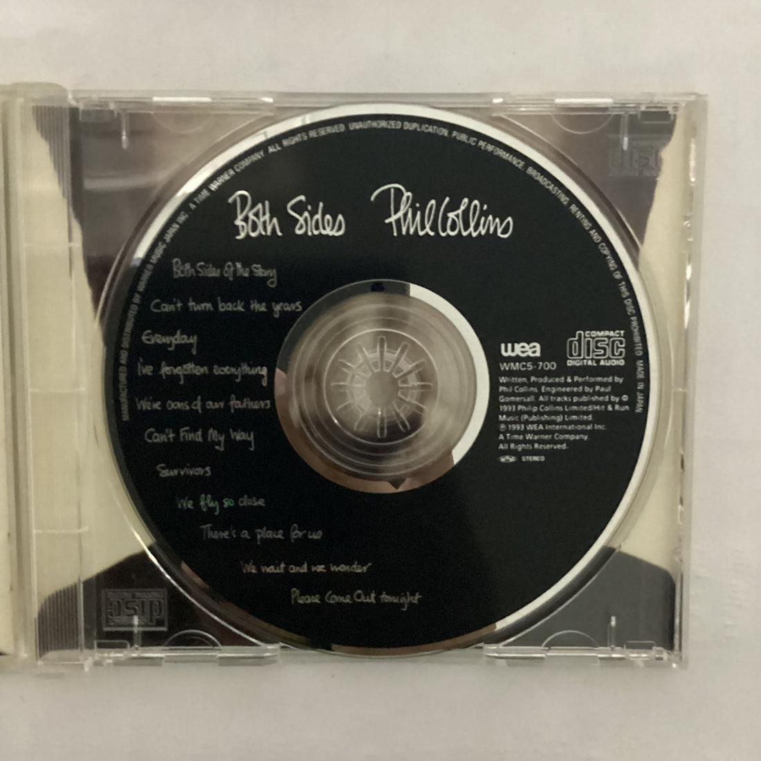 ซีดี Phil Collins - Both Sides CD NM