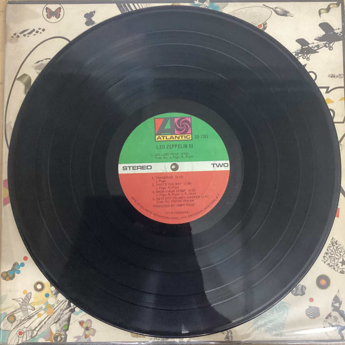 แผ่นเสียง Led Zeppelin - Led Zeppelin III Vinyl VG