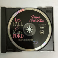 ซีดี Les Paul & Mary Ford - Vaya Con Dios - Their Greatest Hits CD VG+ 3CDs
